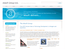 Tablet Screenshot of absoft.com.au