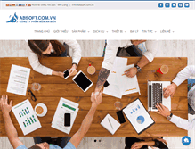 Tablet Screenshot of absoft.com.vn